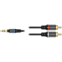 

IK Multimedia 59" RCA Output Adapter, 1/8" Male Jack to 2x Mono Male RCA Jacks