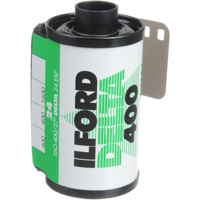 

Ilford Delta Pro 400 Fast Fine Grain Black and White Film, ISO 400, 35mm, 24 Exposures