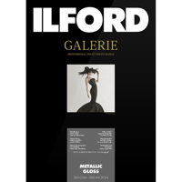 

Ilford GALERIE Prestige Metallic Gloss Photo InkJet Paper, 260 gsm, 10.5 mil, 4x6", 50 Sheets