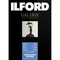 

Ilford GALERIE Prestige Cotton Artist Textured Inkjet Photo Paper, 310 gsm, 4x6", 50 Sheets