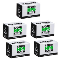 

Ilford HP-5 Plus Black and White Film, ISO 400, 35mm, 36 Exposures - 5 Pack