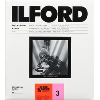 

Ilford Ilfospeed RC Deluxe Resin Coated Black & White Enlarging Paper - 8x10"-25 Sheets - 1M - Glossy Surface - Grade 3 - for commercial, press, industrial, advertising, and display work
