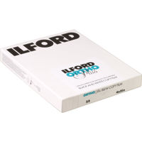 

Ilford Commercial Ortho Plus Black & White Orthochromatic Copy Film ISO 40/80, 4x5"-25 Sheets