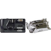 

Harman Reusable 35mm Camera with Flash + 2x Rolls of Kentmere Pan 400 Black & White 36 Exposure Film