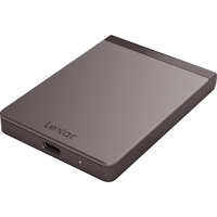 

Lexar SL200 512GB USB 3.1 Type-C Portable External SSD, Gray