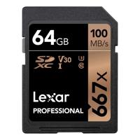 

Lexar Professional 667x 64GB SDXC UHS-I/U3 Memory Card