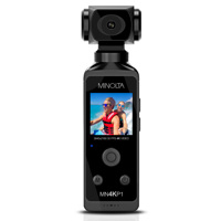 

Minolta MN4KP1 4K Ultra HD Wi-Fi Enabled Pocket Camcorder, Black