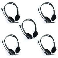 

iMicro IM320 USB Headset with Microphone, 5-Pack