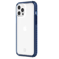 

Incipio Grip Case for iPhone 12 Pro Max, Classic Blue/Clear
