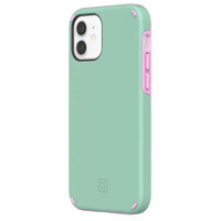 

Incipio Duo Case for iPhone 12 & iPhone 12 Pro, Candy Mint/Pink