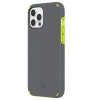 

Incipio Duo Case for iPhone 12 Pro Max, Gray/Volt Green