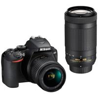 

Nikon D3500 DSLR Camera with 18-55mm f/3.5-5.6G VR and 70-300mm f/4.5-6.3G ED Lens