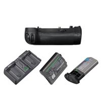 

Nikon MB-D18 Multi Power Battery Pack for D850 Digital Camera - Bundle With EN-EL18B Battery, Nikon MH-26aAK Adapter Kit, Nikon BL-5 Battery Chamber Cover