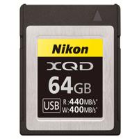 

Nikon XQD 64GB Memory Card, 440MB/s Read, 400MB/s Write