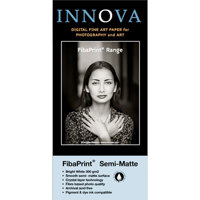 

Innova Art F-Type Bright White Satin, Semi-Matte FibaPrint Inkjet Paper, 300gm2, 4x6", 50 Sheets,