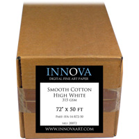 

Innova Art Photo Art Smooth Cotton High White Paper, 72"x50' Roll
