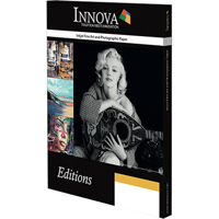 

Innova Art 8.5x11" Exhibition Photo Baryta Gloss Paper, 0.012" Thickness, 310gsm, 25 Pack, High White