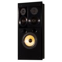 

Induction Dynamics S1.8SIW 3-Way In-Wall Surround Speaker, Black Gloss