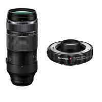

Olympus M.Zuiko Digital ED 100-400mm f5.0-6.3 IS Lens, Black with Olympus MC-14 1.4x Teleconverter