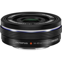 

Olympus M. Zuiko Digital 14-42mm f/3.5-5.6 EZ (Electronic Zoom) Pancake Lens - Black - for Micro Four Thirds System