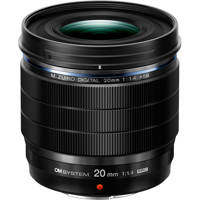 

OM SYSTEM M. Zuiko Digital ED 20mm f/1.4 PRO Lens, Black