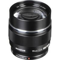 

Olympus M. Zuiko Digital 75mm f/1.8 Lens, Black - for Micro Four Thirds System