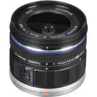 

Olympus M. Zuiko Digital ED 9-18mm f4.0-5.6 Lens - Black - for Micro Four Thirds System
