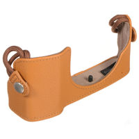 

Olympus CS-45B Body Jacket, Genuine Leather, for E-PL7 Digital Camera, Light Brown