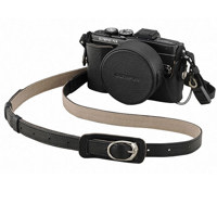 

Olympus LC-60.5GL Leather Lens Cover for 14-42mm EZ Lens, Black