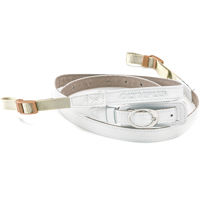 

Olympus CSS-S109LL Genuine Leather Shoulder Strap for CS-40B Leather Body Jacket, CSCH-118 Leather Case, Pen F & E-M10 Mark II Digital Cameras, White
