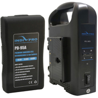 

IndiPRO 95Wh Compact Gold-Mount Lithium-Ion Battery with Dual Battery Charger Kit