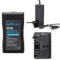 

IndiPRO Gold Mount Compact 95Wh Li-Ion Battery, Adapter Plate and D-Tap Pro 16.8V 2.5A Charger Kit for Blackmagic URSA Camera
