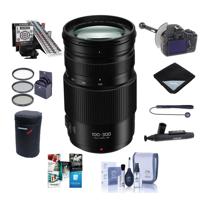 

Panasonic Lumix G Vario 100-300mm f/4.0-5.6 II Power O.I.S. Zoom Lens for Micro Four Thirds - Bundle With 67mm Filter Kit, FocusShifter DSLR Follow Focus, LensAlign MkII Focus Calibration System, More