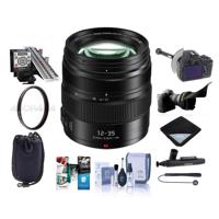 

Panasonic Lumix G X Vario 12-35mm F/2.8 II Aspherical Power O.I.S. Lens for Micro Four Thirds - 58mm UV Filter, FocusShifter DSLR Follow Focus, LensAlign MkII Focus Calibration System, And More