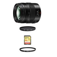 

Panasonic Lumix G X Vario 12-35mm F/2.8 II Aspherical Power O.I.S. Lens for Micro Four Thirds - Bundle With Hoya NXT Plus 58mm HMC UV Filter, NXT Plus 58mm HMC Circular Polarizer Filter, 16GB SDHC Card