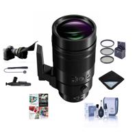 

Panasonic Lumix G Leica DG Elmarit 200mm f/2.8 Aspherical Power OIS Lens for Micro 4/3rd - Bundle With 77mm Filter Kit, Flex Lens Shade, Lens Wrap, Cleaning Kit, Capleash, Cleaner, PC Software Package