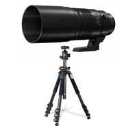 

Panasonic Lumix G Leica DG Elmarit 200mm f/2.8 Aspherical Power O.I.S. Lens for Micro Four Thirds - WITH Vanguard 264AB-100 4-section Aluminum Tripod with SBH-100 QR BallHead Black