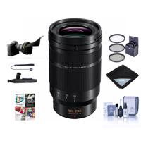 

Panasonic Lumix G Leica DG Vario-Elmarit 50-200mm F/2.8-4 Aspheical Lens for Micro 4/3rd - Bundle With 62mm Filter Kit, Lens Wrap, Cleaning Kit, Flex Lens Shade, Capleash, Cleaner, Pc Software Package