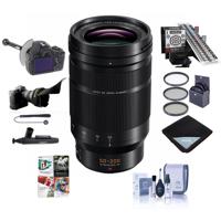 

Panasonic Lumix G Leica DG Vario-Elmarit 50-200mm F/2.8-4 Aspheical Lens for Micro 4/3rd - Bundle With 62mm Filter Kit, LensAlign MkII Focus Calibration System, FocusShifter DSLR Follow Focus, And More