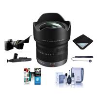 

Panasonic Lumix G Vario 7-14mm f/4 Zoom Lens for Micro Four Thirds Lens Mount - Bundle With Lens Wrap, Flex Lens Shade, Cleaning Kit, Capleash II, Lens Cleaner, Software Package