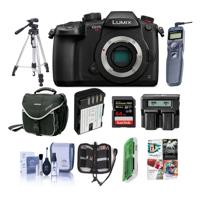 

Panasonic Lumix DC-GH5s Mirrorless Camera Body - Bundle With 64GB SDHC U3 Card, Spare Battery, Camera Case, Tripod, Remote Shuter Release, Dual Charger, Cleaning Kit, Software Package And MOre