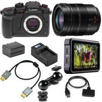 

Panasonic Lumix DC-GH5s Mirrorless Digital Camera Bundle with Panasonic Lumix G Leica 12-60mm F/2.8-4.0 Lens, Atomos Ninja V 5-inch Touchscreen Monitor and Accessories