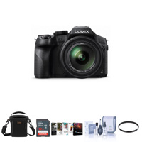 

Panasonic Lumix DMC-FZ300 12.1MP Digital Camera 24x Zoom - Bundle with Camera Case, 16GB SDHC Card, 52mm UV Filter, Memory Wallet, Cleaning Kit, Pc Software Packge