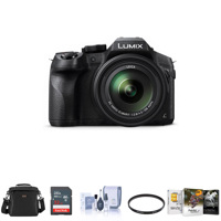 

Panasonic Lumix DMC-FZ300 12.1MP Digital Camera 24x Zoom - Bundle with Camera Case, 16GB SDHC Card, 52mm UV Filter, Memory Wallet, Cleaning Kit, Mac Software Packge