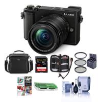 

Panasonic Lumix DC-GX9 20.3MP Mirrorless Camera with 12-60mm F3.5-5.6 Lens, Black - Bundle with Camera Bag, 32GB SDHC U3 Card, Cleaning Kit, Memory Wallet, Card Reader, 58mm Filter Kit, Software Package