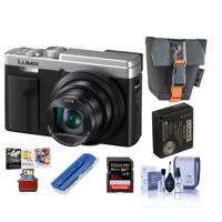 

Panasonic Lumix DC-ZS80 Digital Camera, Silver, Kit with Bag, 32GB Memory Card, MAC Software Suite, Cleaning Kit, Memory Card Reader