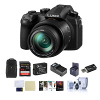 

Panasonic LUMIX DC-FZ1000M2 20.1MP Digital Camera with 25-400mm f/2.8-4 Leica DC Lens - Bundle with 64GB U3 SDXC Card, Camera Case, Spare Battery, 62mm Filter Kit, Cleaning Kit, Memory Wallet, PC Software