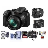 

Panasonic LUMIX DC-FZ1000M2 20.1MP Digital Camera with 25-400mm f/2.8-4 Leica DC Lens - Bundle with 64GB U3 SDXC Card, Camera Case, Spare Battery, 62mm Filter Kit, Cleaning Kit, Memory Wallet, Mac Software