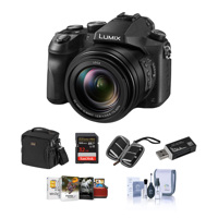 

Panasonic Lumix DMC-FZ2500 Digital Camera - Bundle With Camera Case, 32GB SDHC U3 Card, Memory Wallet, Cleaning Kit, SD Card Reader, MAC Software Package