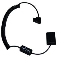

IndiPRO Video Noise Free Inline Regulated Coiled D-Tap to Sony NP-FW50 Dummy Battery Cable, 44" Extended Length